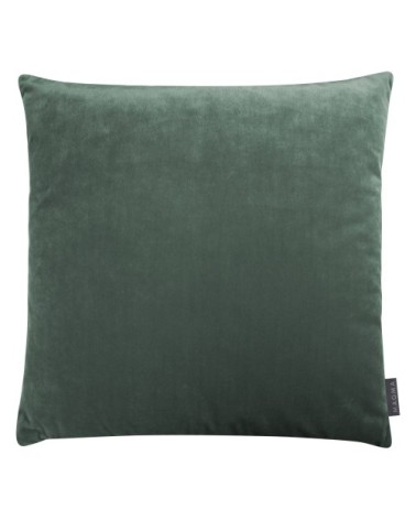 Housses de coussin jacquard motif art déco vert jade 40x40 - Lot de 2