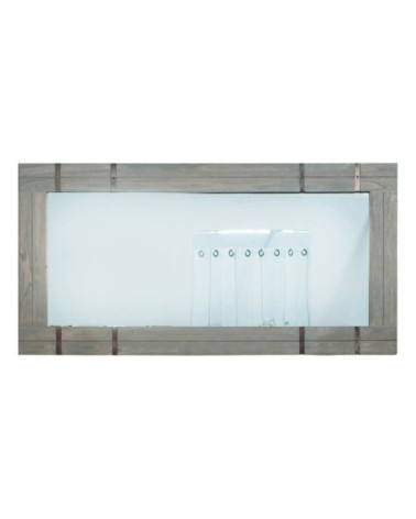 Grand miroir de salle de bain Loft 160x80 gris