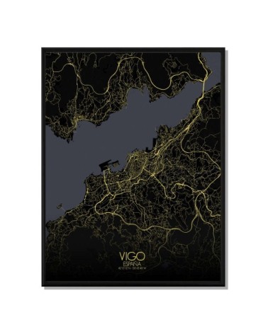 Affiche Vigo Carte Nuit 40x50