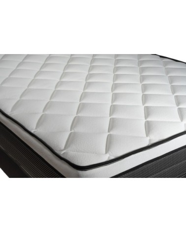 Matelas 90x200 Ressorts et mémoire de forme - Equilibré