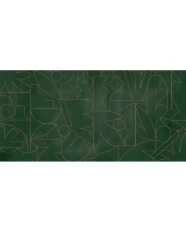 Papier peint panoramique fragments 170 x 250  vert
