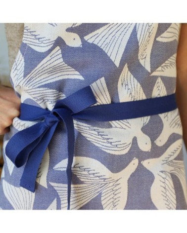 Tablier coton Bleu 70x90 cm