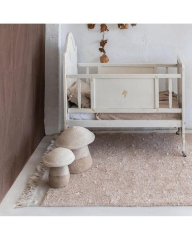 Tapis coton lavable lin 140x200cm