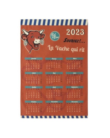 Torchon en coton Rouge 50x75