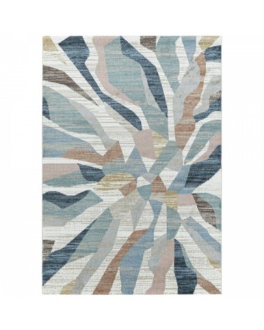 Tapis zébré multicolore 120x170cm