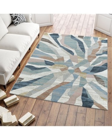 Tapis zébré multicolore 120x170cm