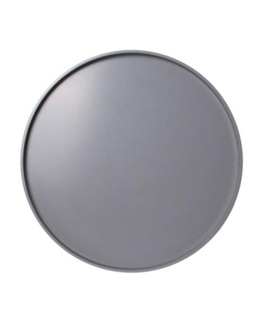 Table d'appoint ronde avec plateau gris
