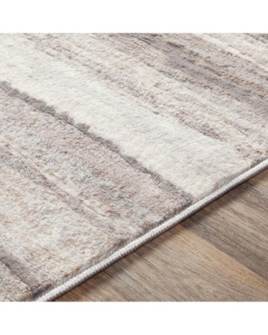 Tapis Scandinave Hygge - Gris et Marron - 160x215cm