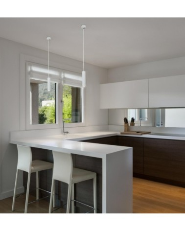 Suspensionaluminium blanc led