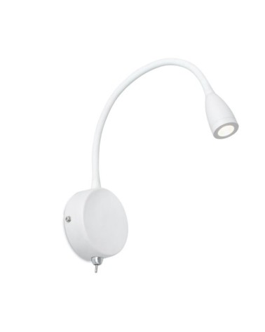 Applique metal blanc led