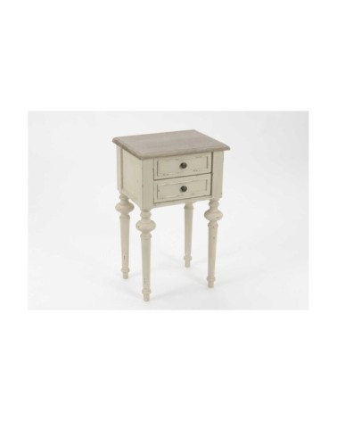 Table de chevet 2 tiroirs