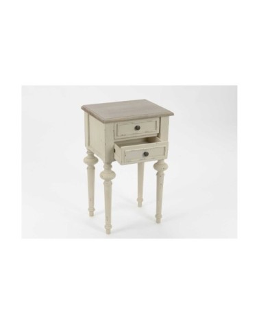 Table de chevet 2 tiroirs