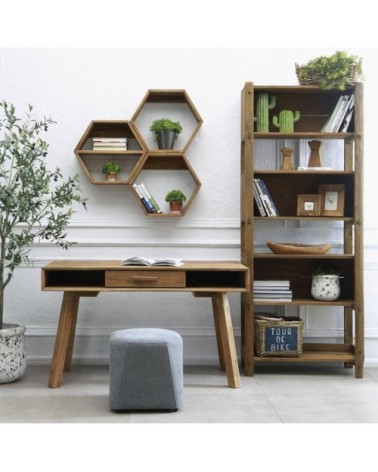 Bureau en pin recyclé