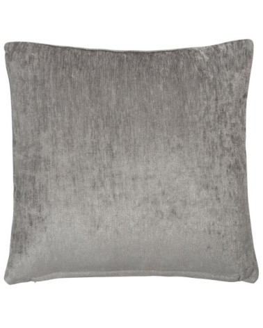 Coussin en velours effet vieilli gris 60x60, OEKO-TEX®