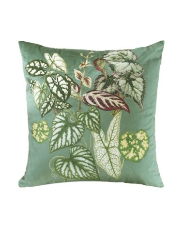 Housse de coussin  polyester vert 50x50