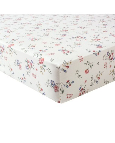 Drap housse coton 160x200 cm blanc