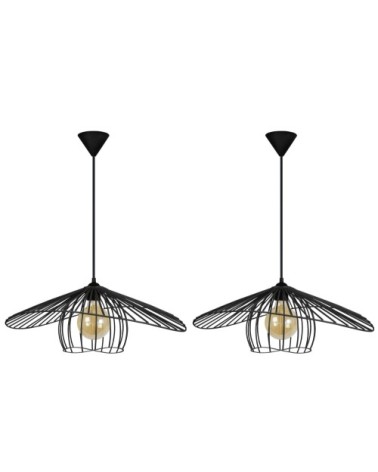 Suspension métal noir