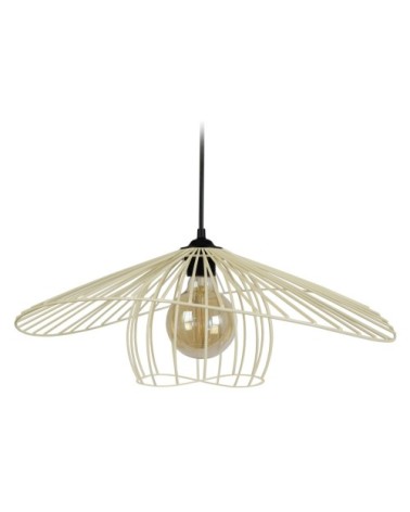 Suspension métal crème