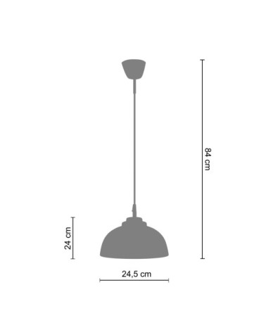 Suspension verre vert