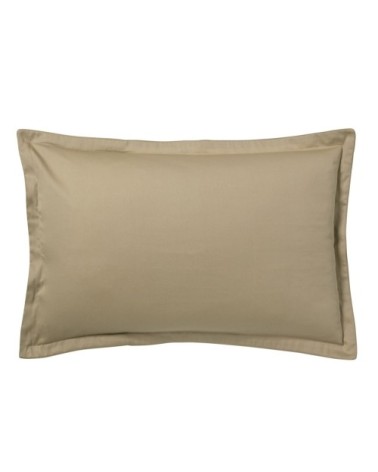 Taie d'oreiller en satin de coton bio désert 50x75