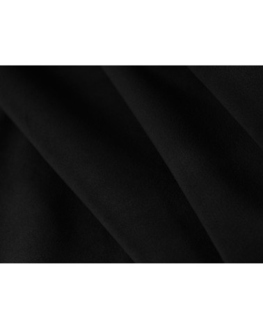 Canapé d'angle droit 4 places en tissu velours noir