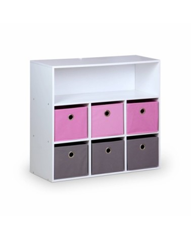 Meuble de rangement pour enfant, blanc