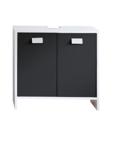 Meuble sous Vasque 2 Portes - L60 cm - Noir