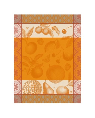 Torchon en coton melon 60 x 80