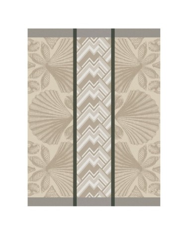 Torchon en coton sable 60 x 80