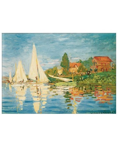 Tableau - Régates à Argenteuil Claude Monet 60x80cm