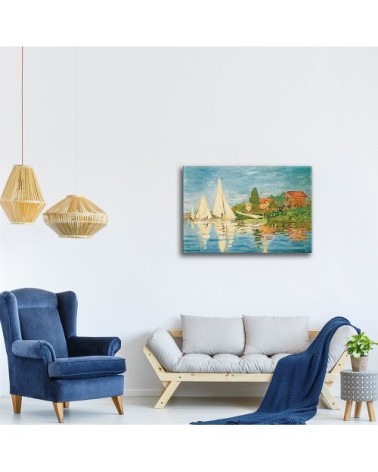 Tableau - Régates à Argenteuil Claude Monet 60x80cm