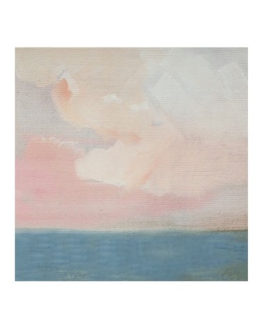 Toile trompe-l'il Coucher de Soleil 90x200cm