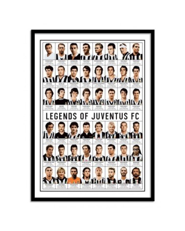 Affiche d'art avec Cadre bois noir - 50 x 70 cm