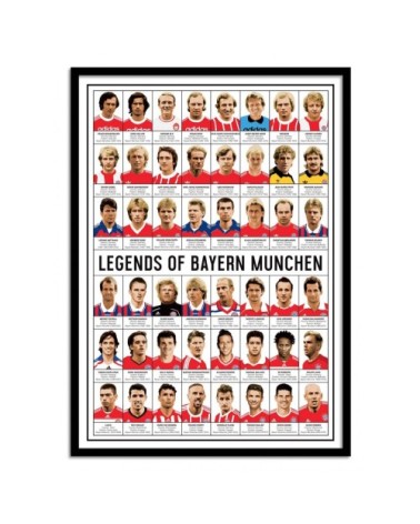 Affiche d'art avec Cadre bois noir - 50 x 70 cm