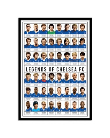 Affiche d'art avec Cadre bois noir - 50 x 70 cm