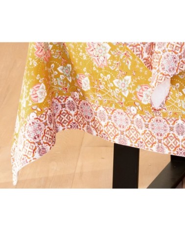 Nappe rectangulaire 140x200 multicolore en coton