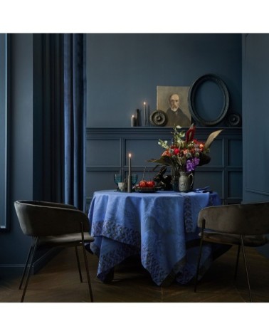 Nappe en coton celeste 175 x 320