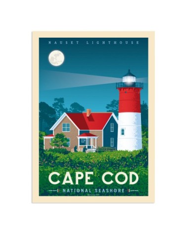 Affiche Cap Cod 50x70 cm