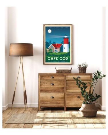 Affiche Cap Cod 50x70 cm