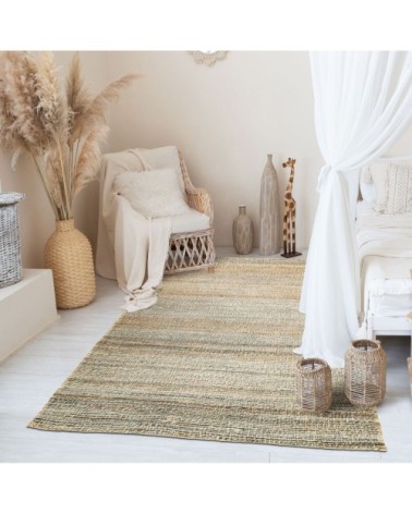 Tapis tressé en jute naturel 120x170