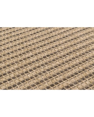 Tapis intérieur/extérieur aspect jute marron diamètre 160