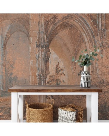 Papier peint vintage arches 255x260