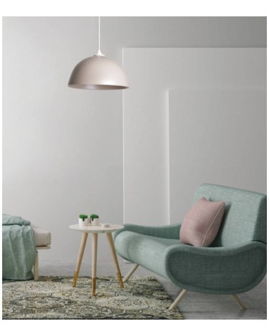 Suspension en céramique marron d. 30 cm