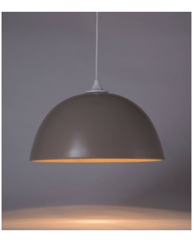 Suspension en céramique marron d. 30 cm