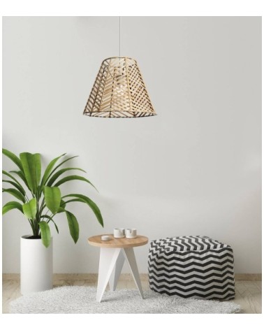 Suspension en bambou naturel d. 40 cm