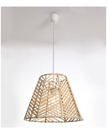 Suspension en bambou naturel d. 40 cm