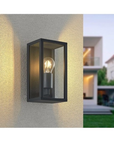 Applique exterieur en aluminium noir