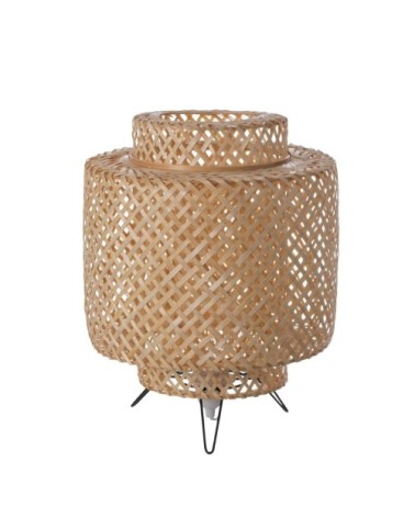 Lampe en bambou naturel h.38 cm