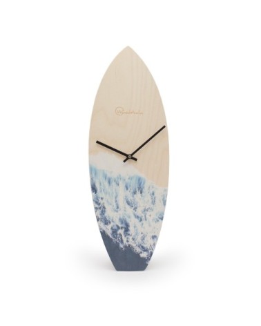 Horloge surf en bois océan H46,2cm