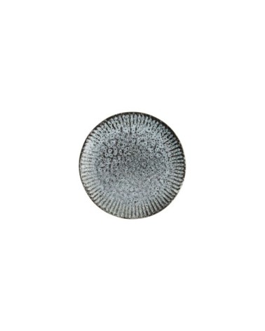 Assiette en céramique bleu